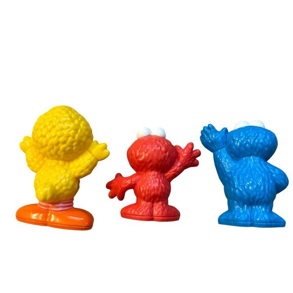 Sesame Street Big Bird Elmo & Cookie Monster Figurine Set - Picture 5 of 5